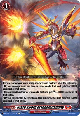 Blaze Sword of Indomitability