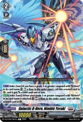 Galactic B-Hero, Nimble Yeraki