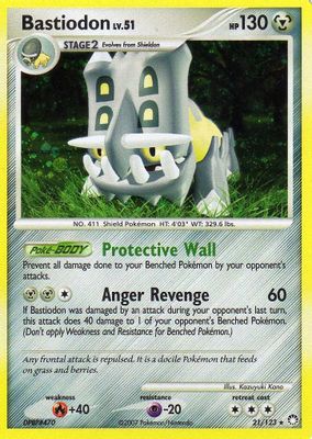 Bastiodon the Defender Half Deck set mark