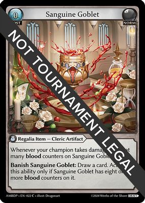 Sanguine Goblet