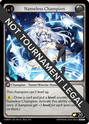 Nameless Champion (Tamer/Warrior)
