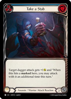 Take a Stab (Blue)