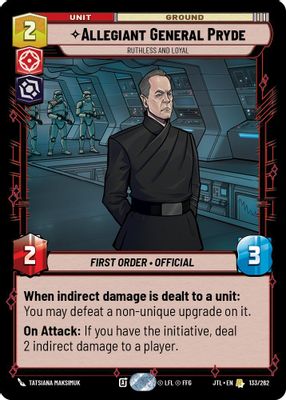 Allegiant General Pryde - Ruthless and Loyal