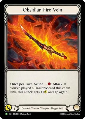 Obsidian Fire Vein - GEM004