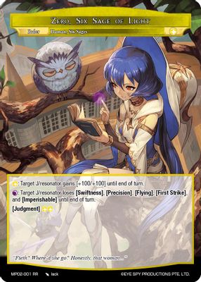 Zero, Six Sage of Light // Zero, Master of the Magic Saber