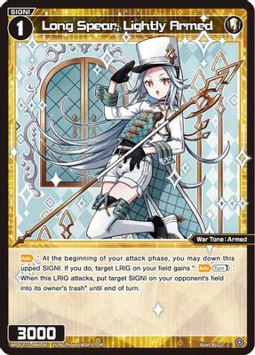 Long Spear, Lightly Armed