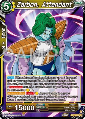 Zarbon, Attendant