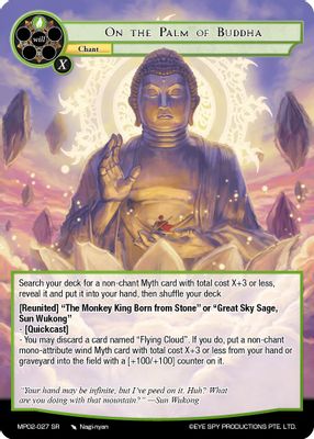 On the Palm of Buddha
