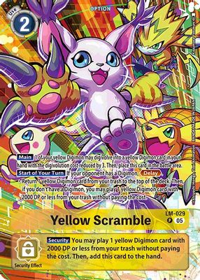 Yellow Scramble (Alternate Art)