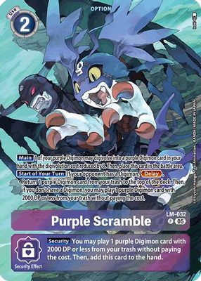 Purple Scramble (Alternate Art)