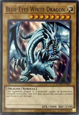 Blue-Eyes White Dragon (SDWD-EN001) (Unlimited Misprint)