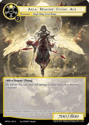 Arla, Demonic Flying Ace