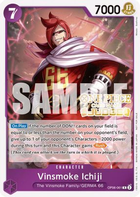 Vinsmoke Ichiji (Judge Pack Vol. 5)