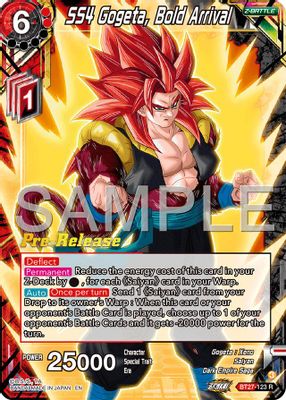 SS4 Gogeta, Bold Arrival
