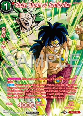 Broly, Crown of Retribution (Premium Alt-Art Set 2025 Vol.1)