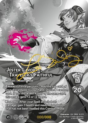 Jester Lavorre, Traveler's Faithful (Serial Numbered)
