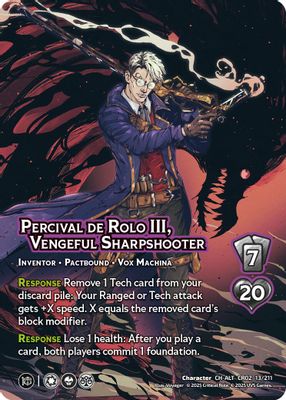 Percival de Rolo III, Vengeful Sharpshooter (Alternate Art)