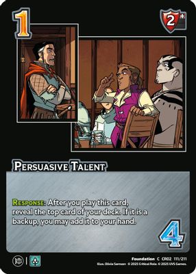 Persuasive Talent