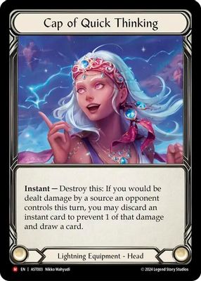 Cap of Quick Thinking