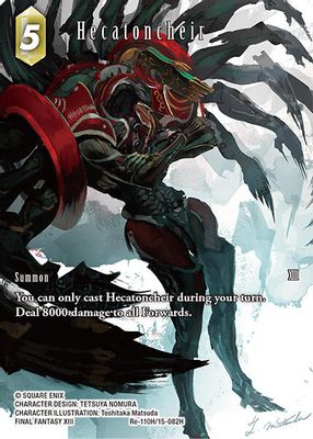 Hecatoncheir (Re-110H/15-082H) (Full Art)