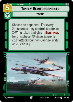 Timely Reinforcements