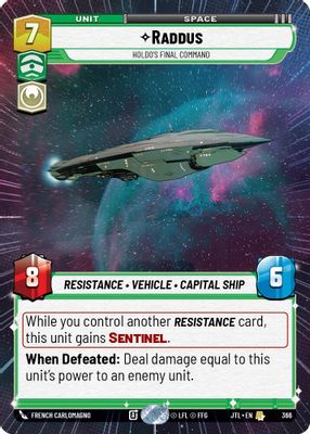 Raddus - Holdo's Final Command (Hyperspace)