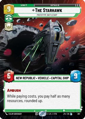 The Starhawk - Prototype Battleship (Hyperspace)