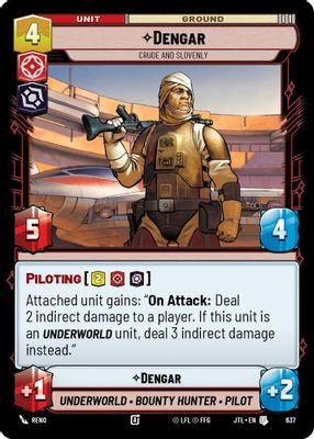 Dengar - Crude and Slovenly (Foil)