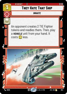 They Hate That Ship (Foil)