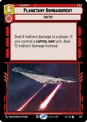 Planetary Bombardment (Foil)