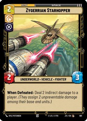 Zygerrian Starhopper (Foil)