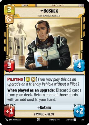 BoShek - Charismatic Smuggler (Foil)
