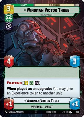 Wingman Victor Three - Backstabber (Hyperspace Foil)