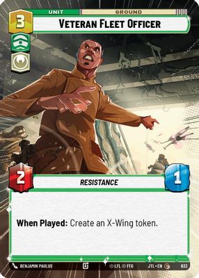 Veteran Fleet Officer (Hyperspace Foil)