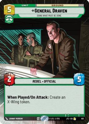 General Draven - Doing What Must Be Done (Hyperspace Foil)