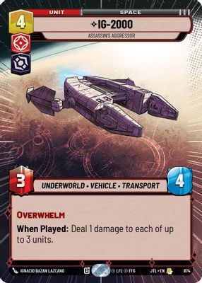 IG-2000 - Assassin's Aggressor (Hyperspace Foil)