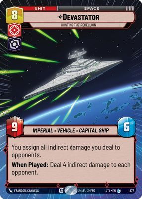 Devastator - Hunting the Rebellion (Hyperspace Foil)
