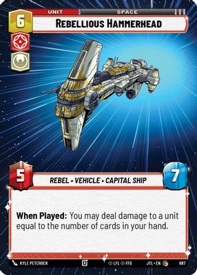 Rebellious Hammerhead (Hyperspace Foil)