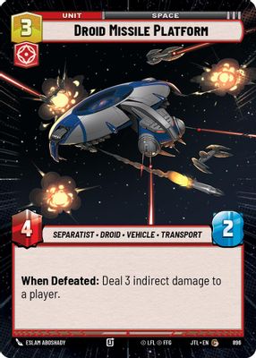 Droid Missile Platform (Hyperspace Foil)