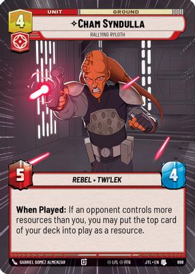 Cham Syndulla - Rallying Ryloth (Hyperspace Foil)