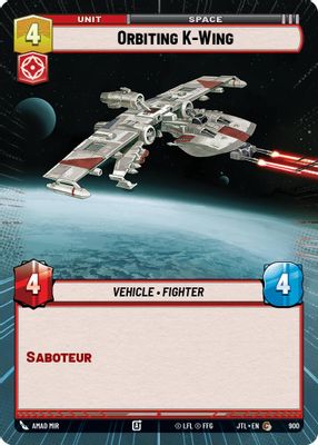 Orbiting K-Wing (Hyperspace Foil)