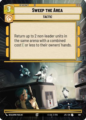 Sweep the Area (Hyperspace Foil)