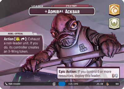 Admiral Ackbar - It's A Trap! (Showcase)
