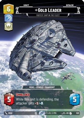 Gold Leader - Fastest Ship in the Fleet (Prestige)