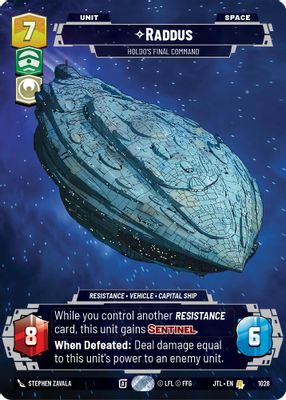 Raddus - Holdo's Final Command (Prestige)