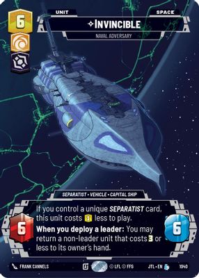 Invincible - Naval Adversary (Prestige)