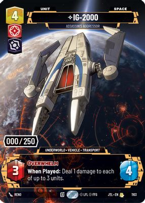 IG-2000 - Assassin's Aggressor (Serialized)