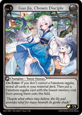 Guo Jia, Chosen Disciple