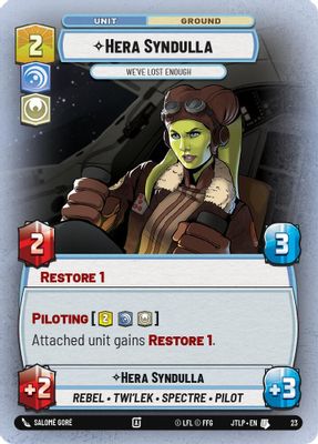 Hera Syndulla - We've Lost Enough (Foil)