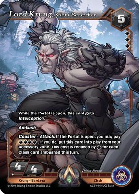 Lord Krung, Silent Berserker